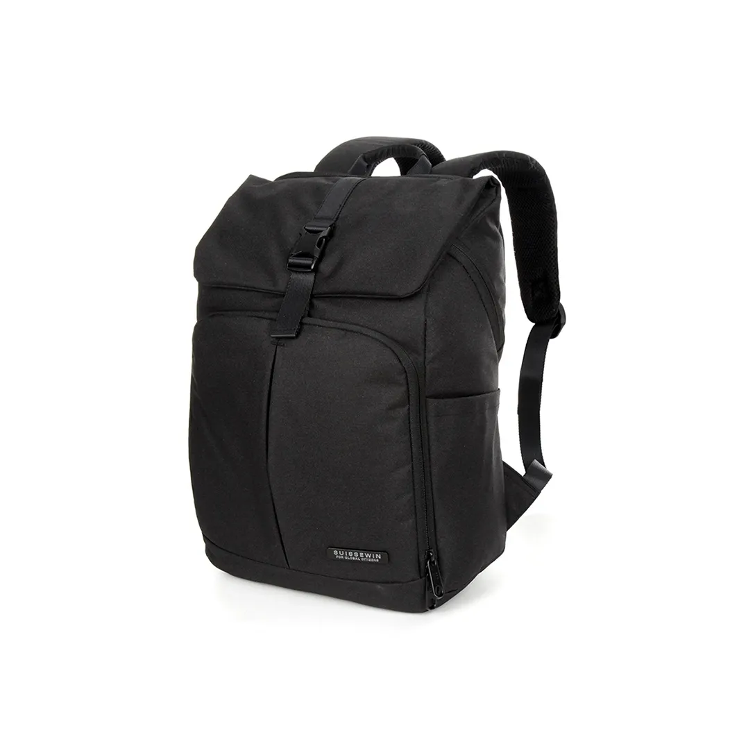 SUISSEWIN Ткань Рюкзак Стандартный Унисекс Черный Синий
