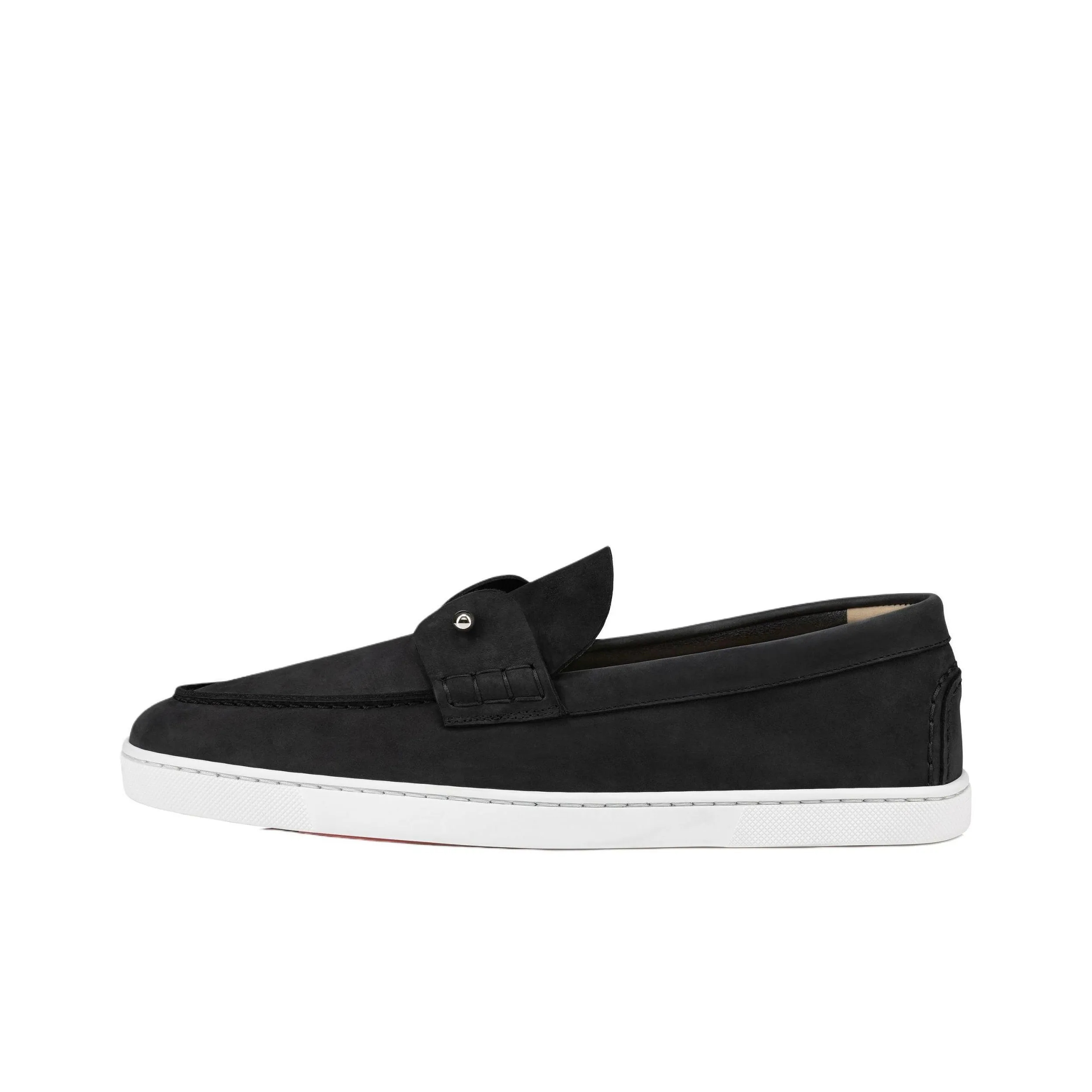 Christian Louboutin Almond Toe Slip-On Boat Shoes
