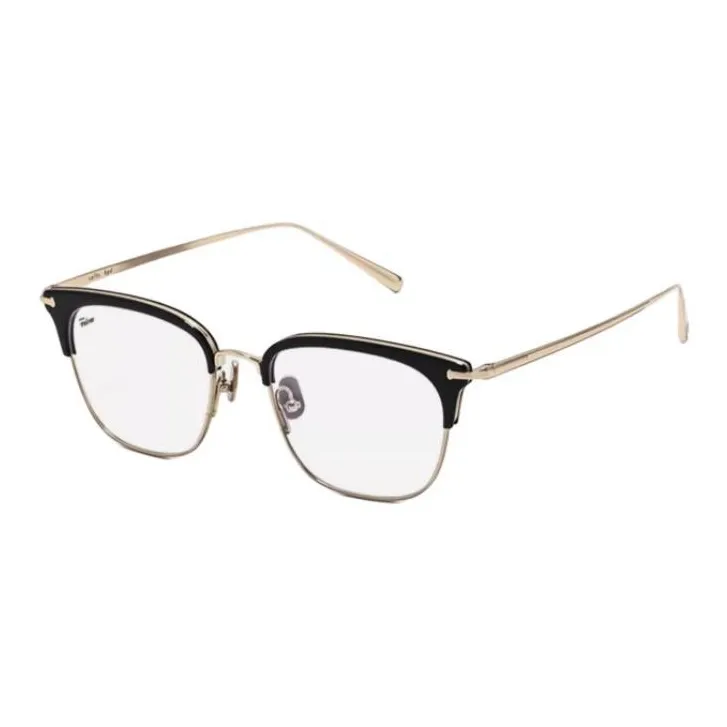 Fakeme Пластиковая оправа β-титан Овал Оправы для очков Унисекс Черный