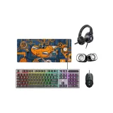 【Value Package】블랙 Silent 마우스 + 키보드 + 이어폰 + 오디오 + 라지 마우스 패드