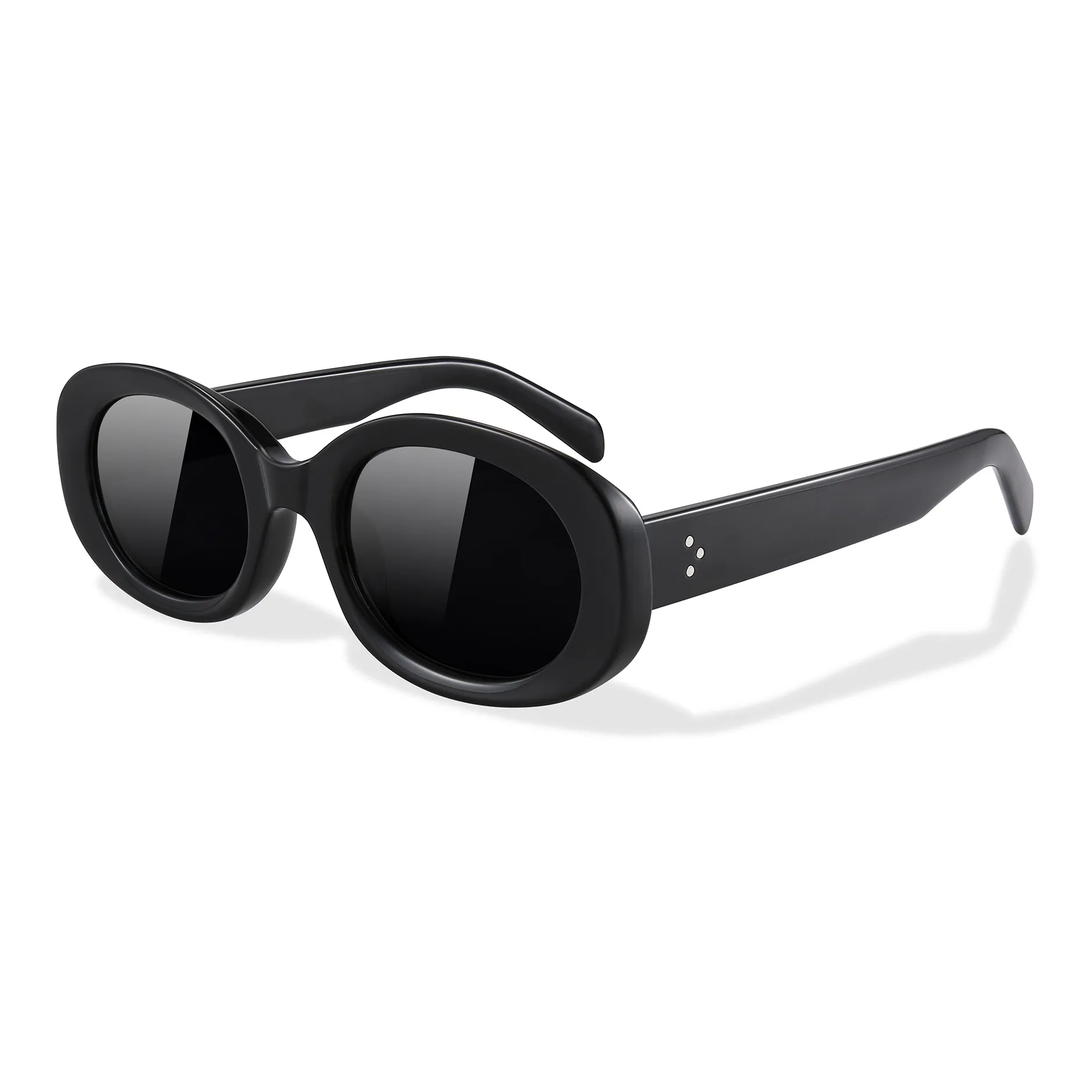 PULAIS Пластиковая оправа TR Памятный пластик OVAL SUNGLASSES Унисекс