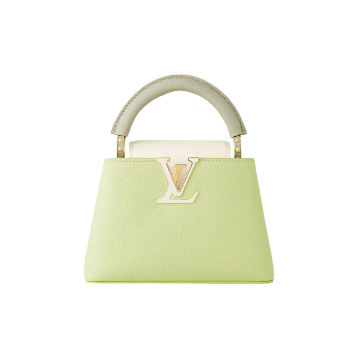 LOUIS VUITTON Capucines Taurillon Leather Shoulder Bag Crossbody Bag Handbag Mini Women's Light Green
