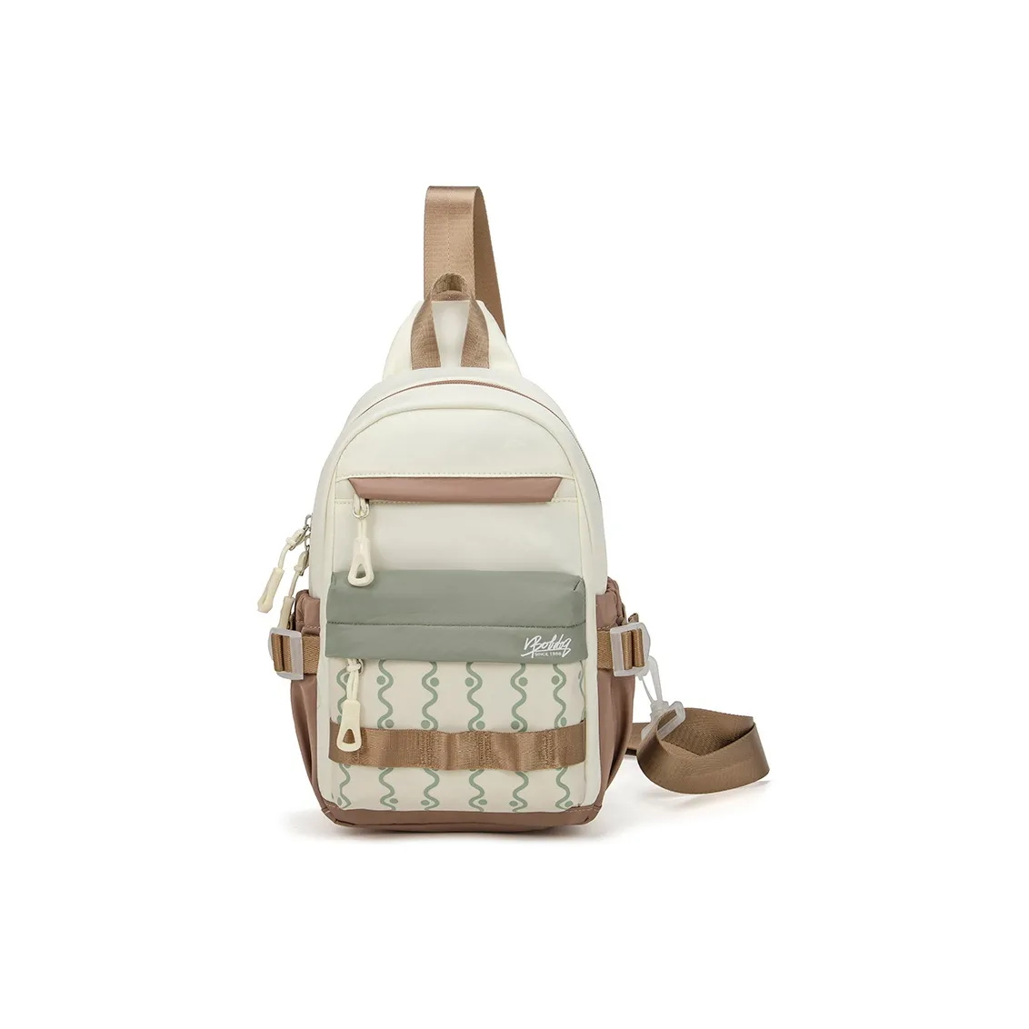 BOBDOG Oxford Sling Bag Регулярный Унисекс Бежевый Белый Коричневый Бежевый Белый Красный Чисто Черный