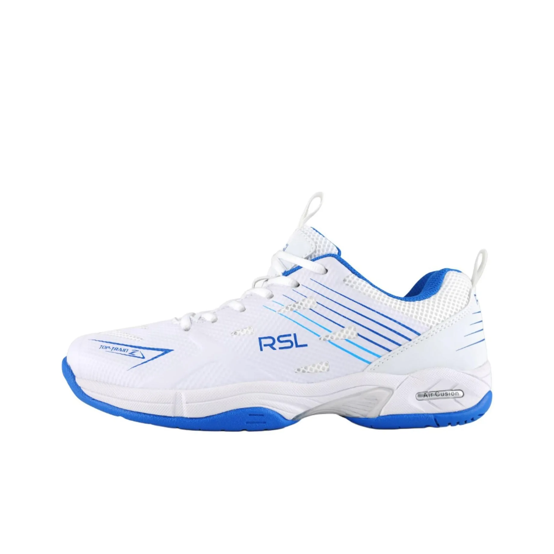 RSL Амортизаторы Slip-Resistant Низкие Топы Бадминтон Обувь Unisex Белый Синий