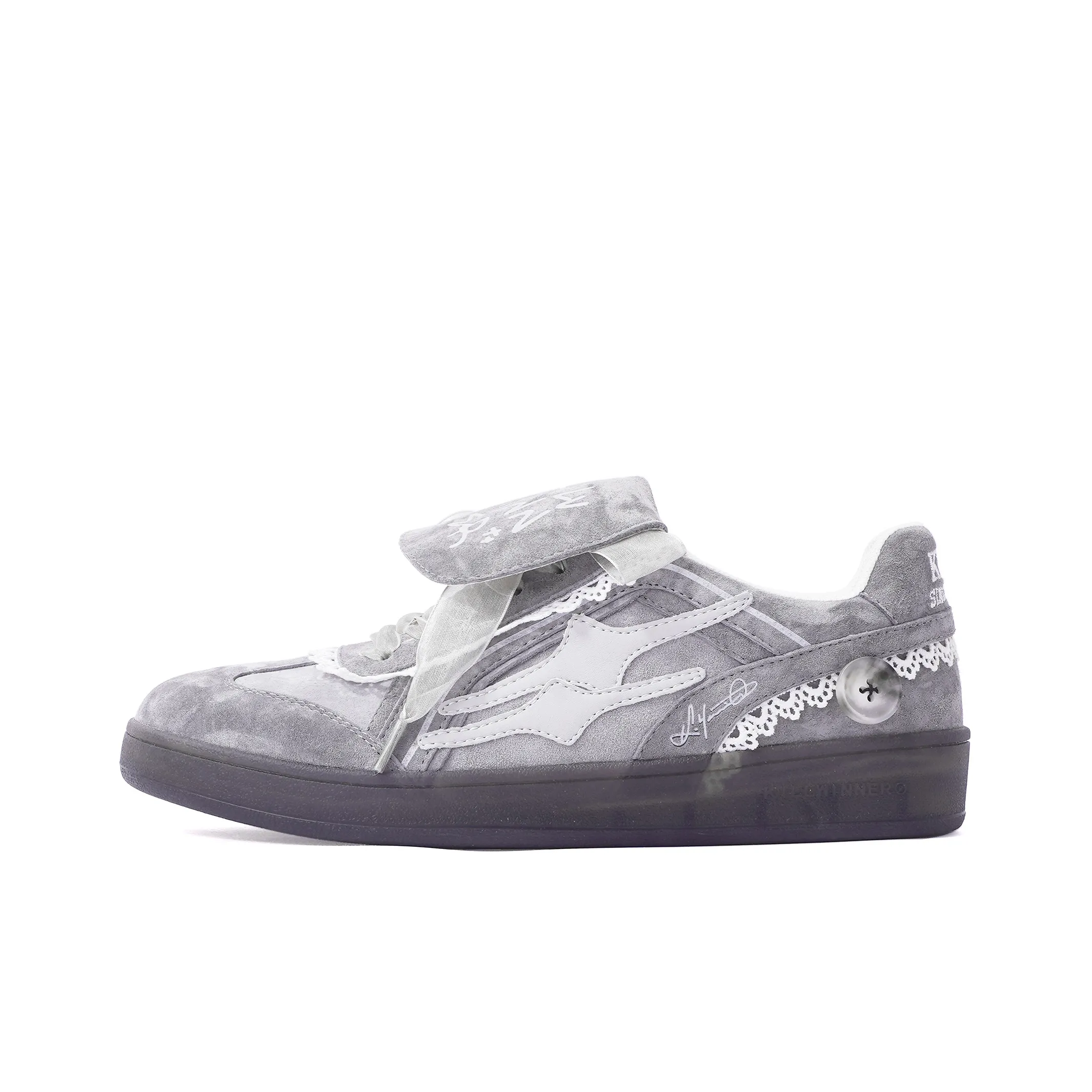 KILLWINNER Skateboard Shoes Women's Low Top Gray