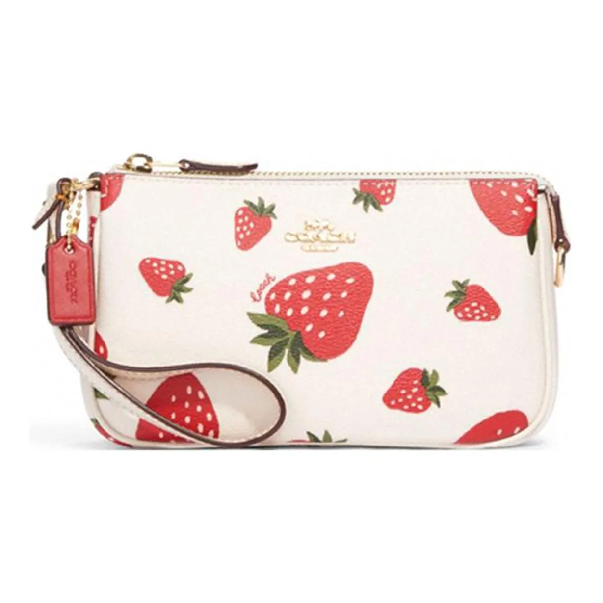 COACH Nolita Canvas With Leather Mahjong Bag Shoulder Bag Handbag Shoulder Bag Women's White