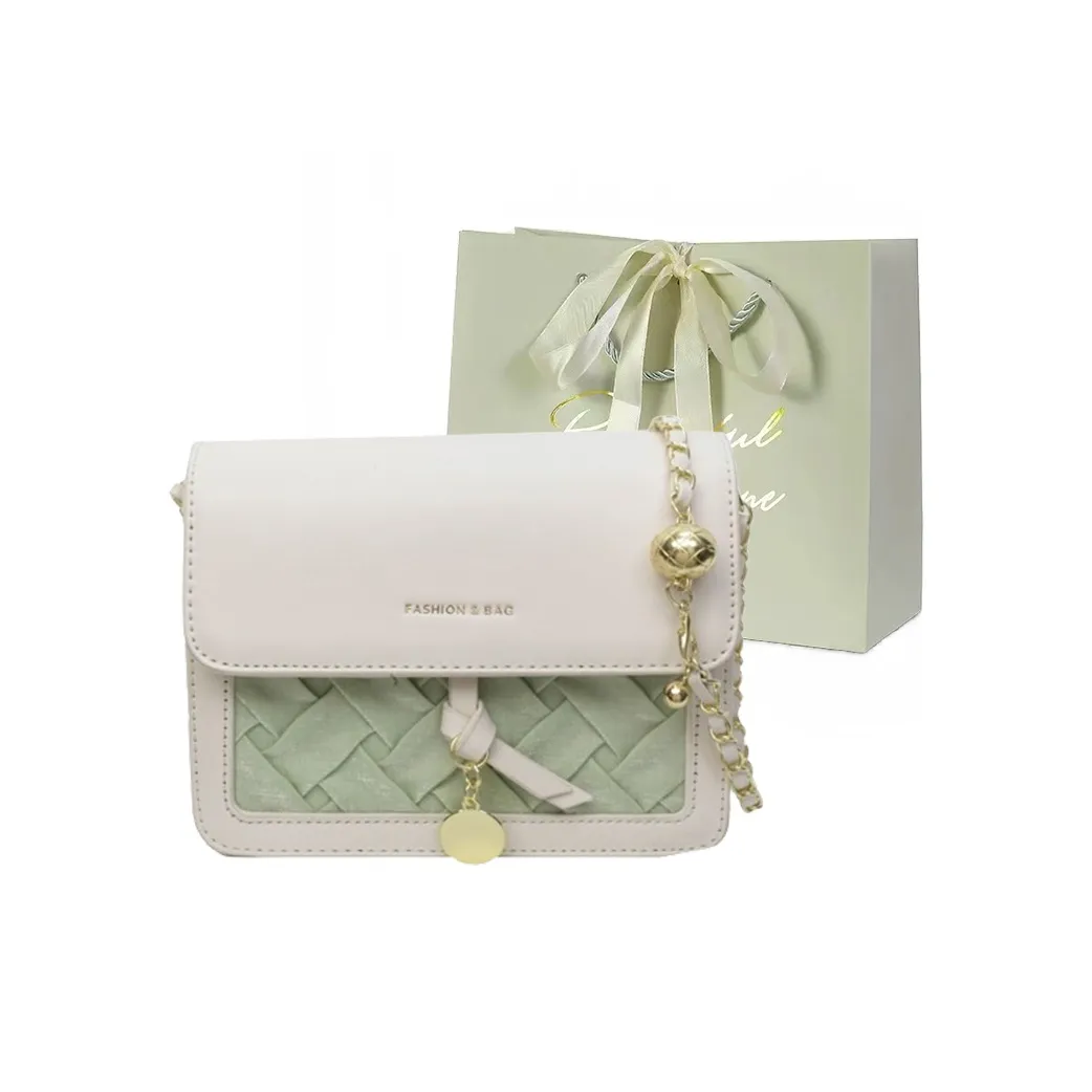 JIANGLIDA ПУ (полиуретан) Сумка через плечо Стандартная Женская Черный Экрю Розовый Зеленый