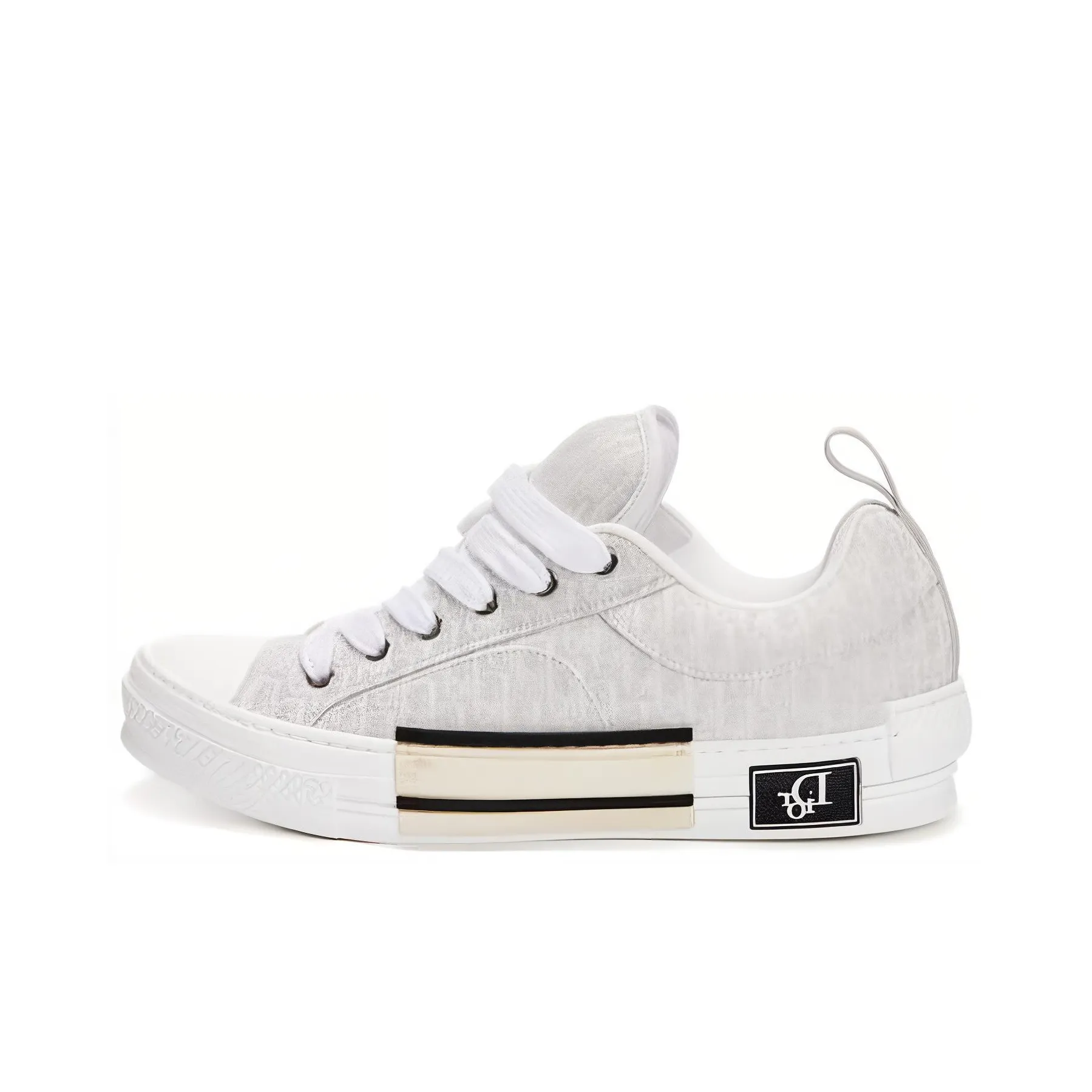 DIOR B23 Skater Low Top Cream DIOR Oblique Jacquard