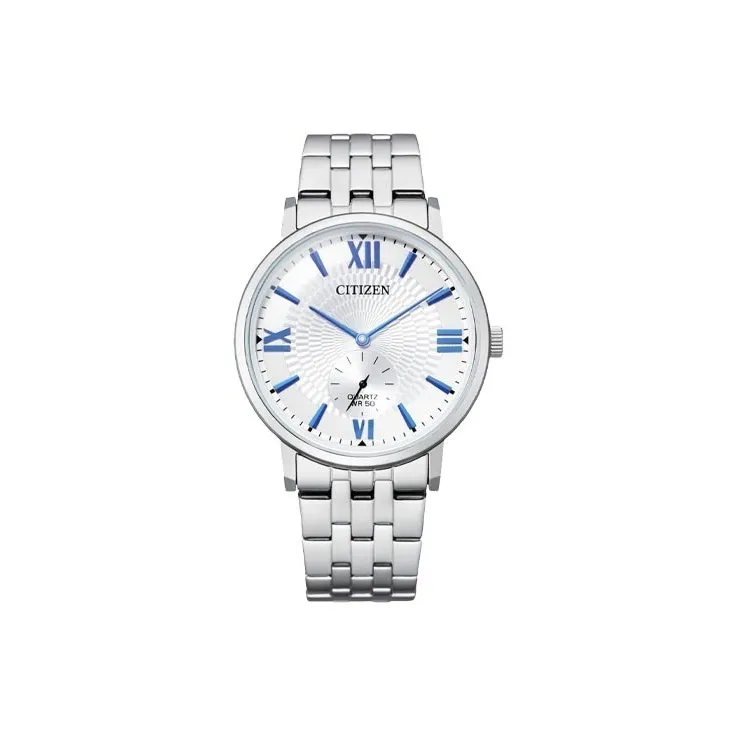 CITIZEN Кварцевый механизм нержавеющая сталь ремешок 39 мм мужские часы серебристый циферблат модель BE9170 72A