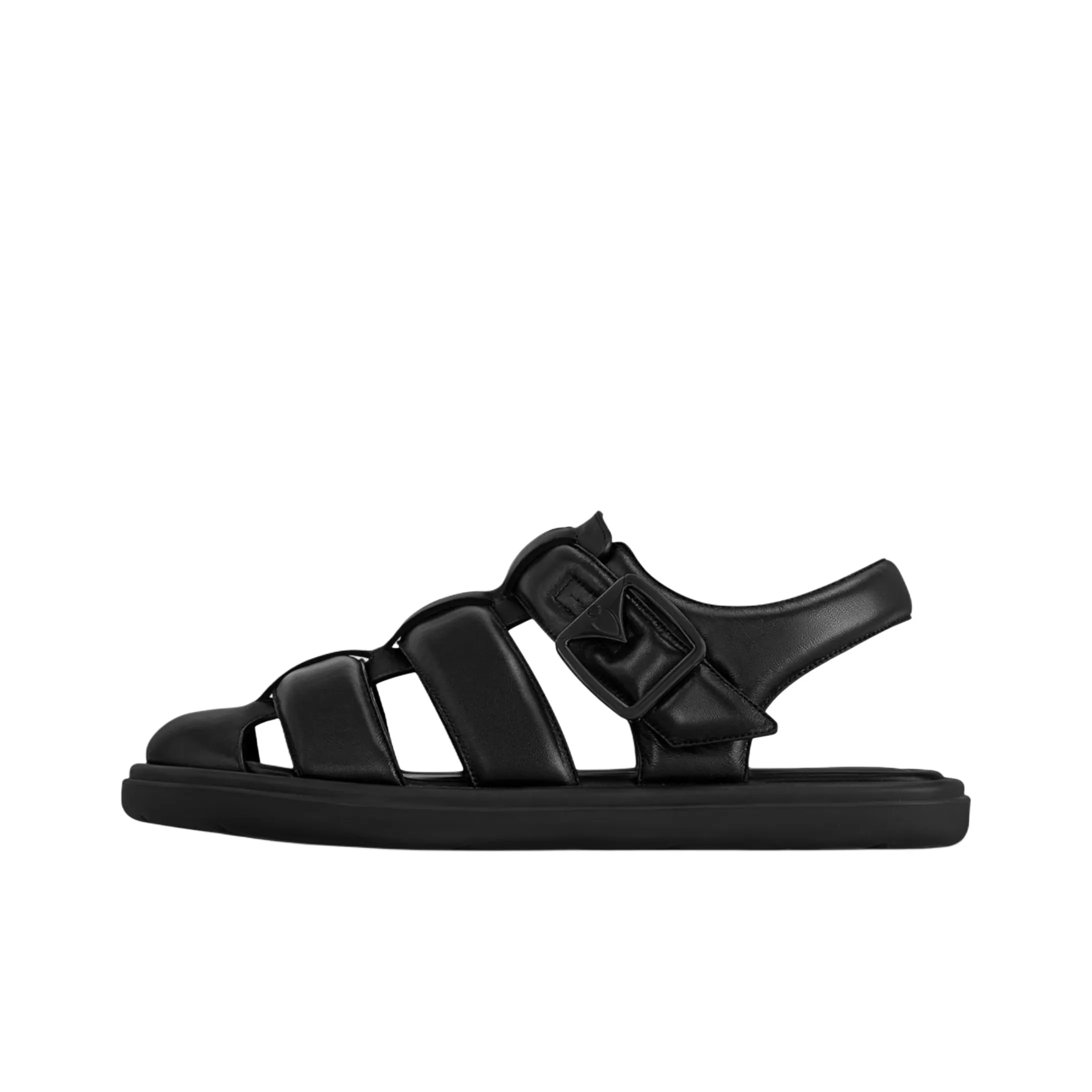 LOUIS VUITTON Venice Roman Sandals Men's Black