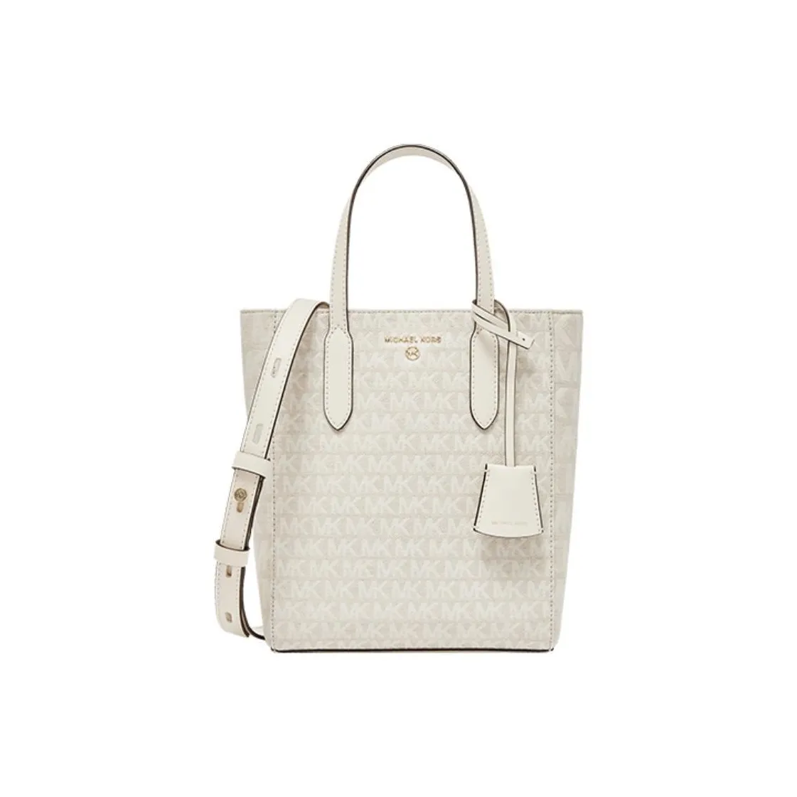 MICHAEL KORS Sinclair Текстиль Кожа Тоут Сумка Сумка для покупок Сумка Маленькая Женская Бежевая
