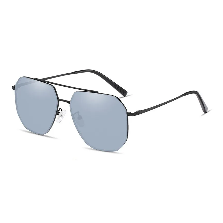 PISHUSHU Stainless Steel Square tom Sunglasses Unisex