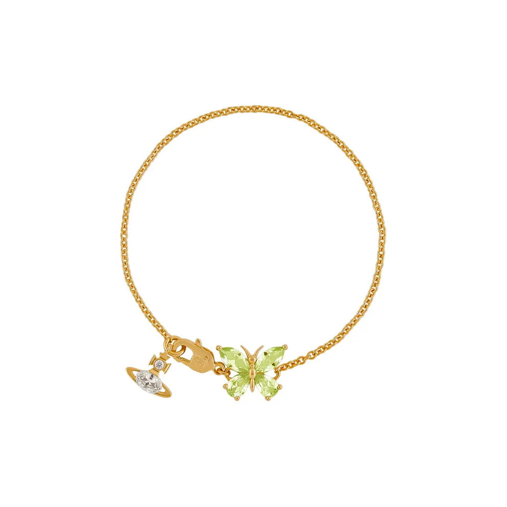 Vivienne Westwood Brass Bracelets Unisex Gold