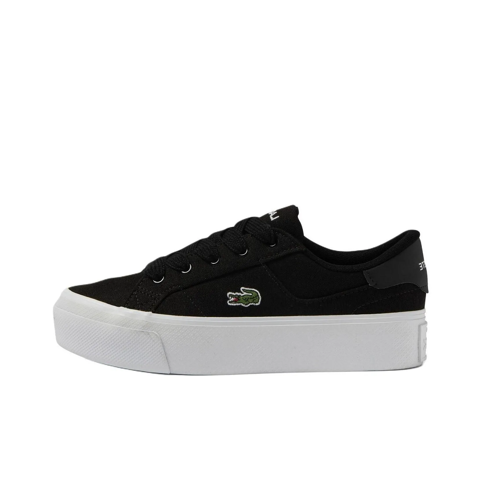LACOSTE Low Top Skateboard Shoes Women's Black