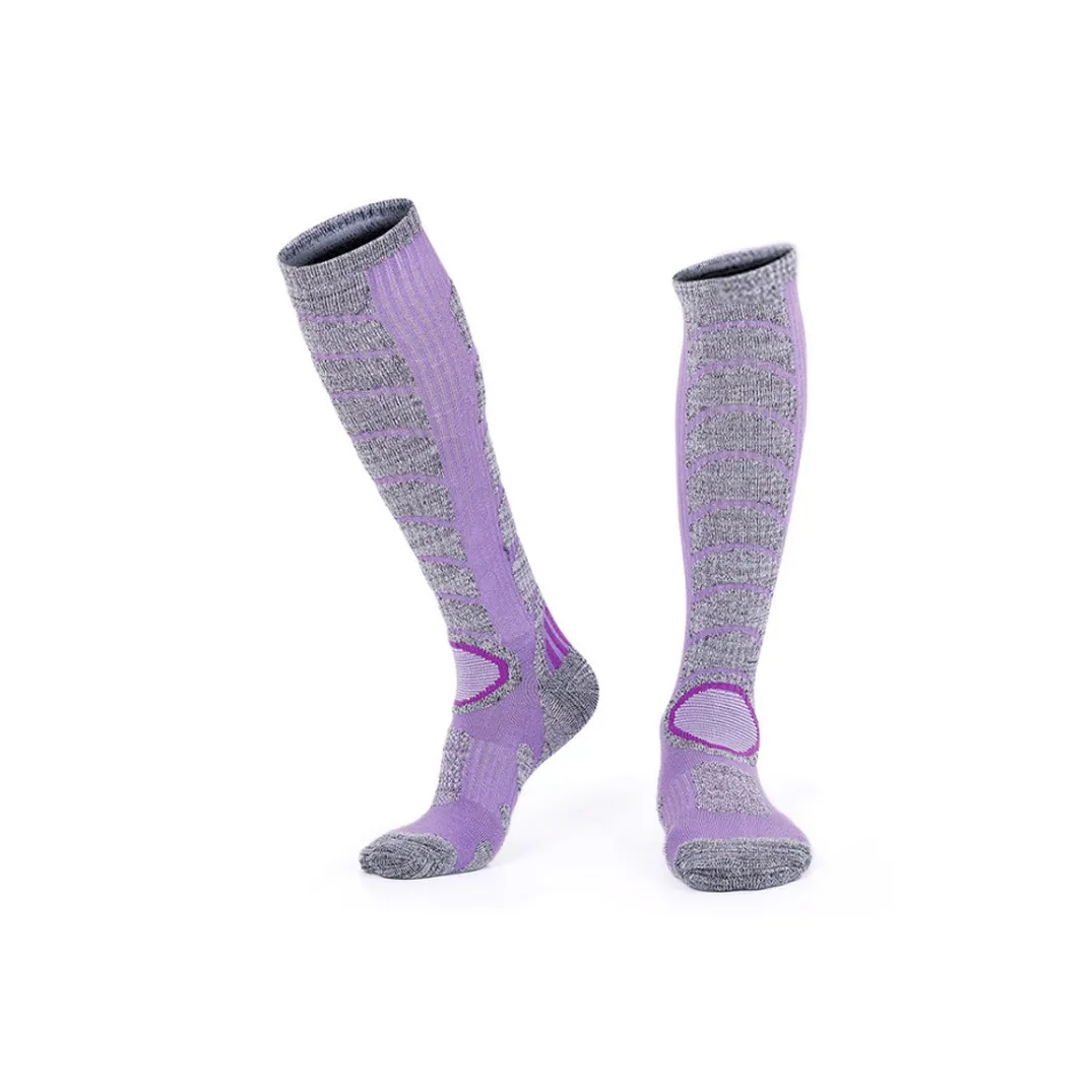 KUFUN Лыжные носки с высоким коленом унисекс для осени и зимы