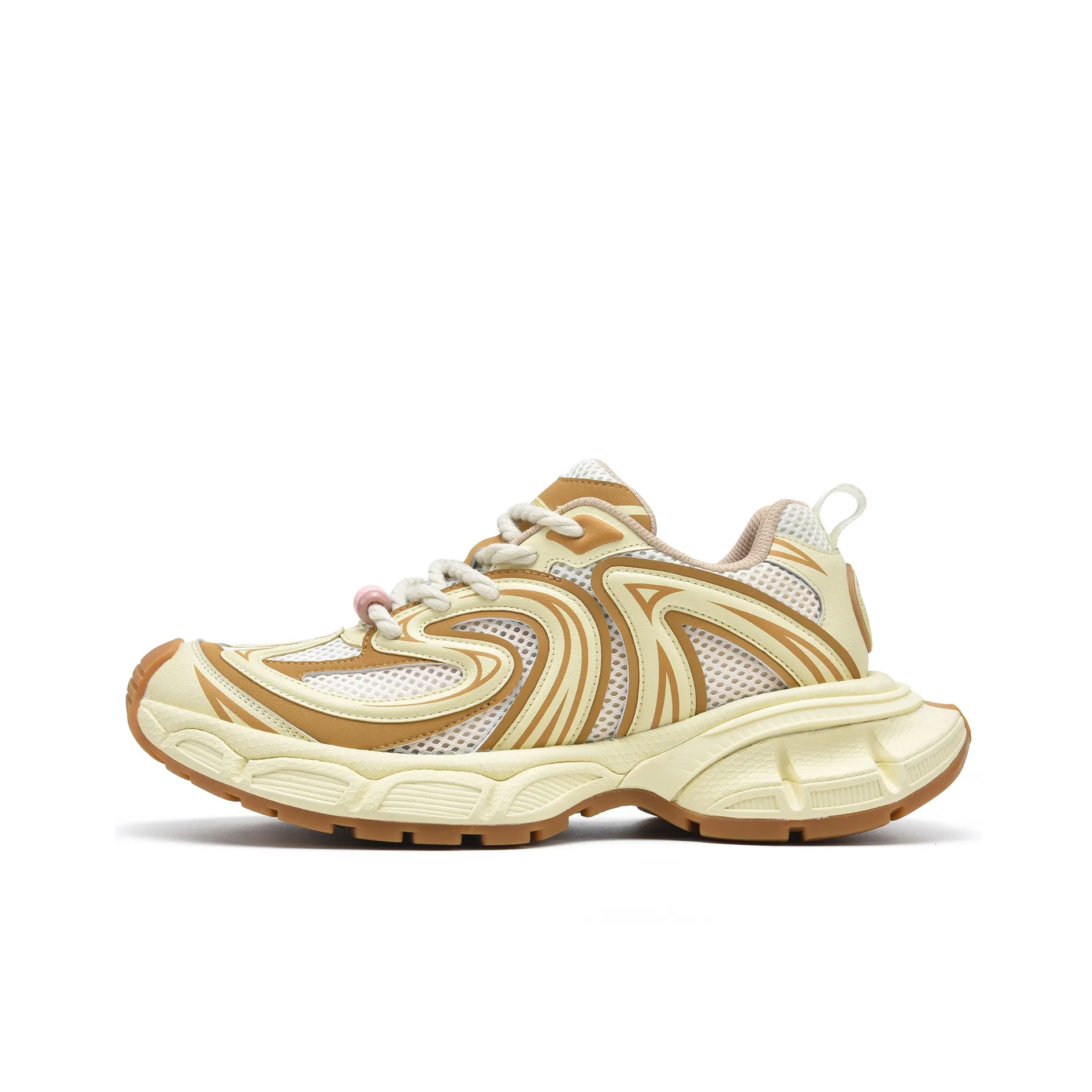 EstherShop Height Increasing Wear-Resistant Lightweight Low-Top Chunky Sneakers Unisex
