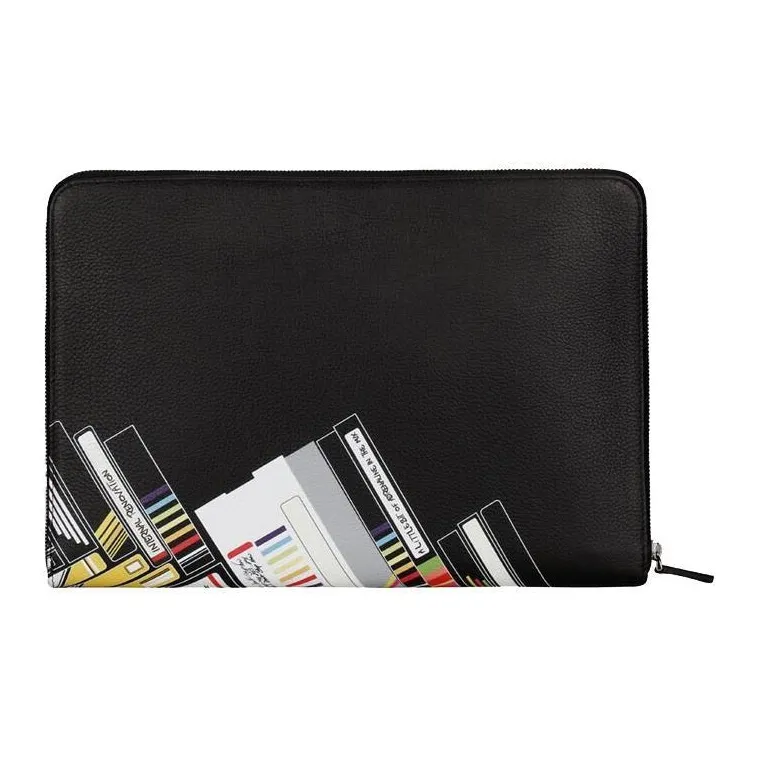 MONTBLANC GRAIN LEATHER Доска для ноутбука Клатч Мужской Черный