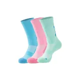 3팩 세트 - Cicada 윙 농구 양말 (그린+핑크+블루)