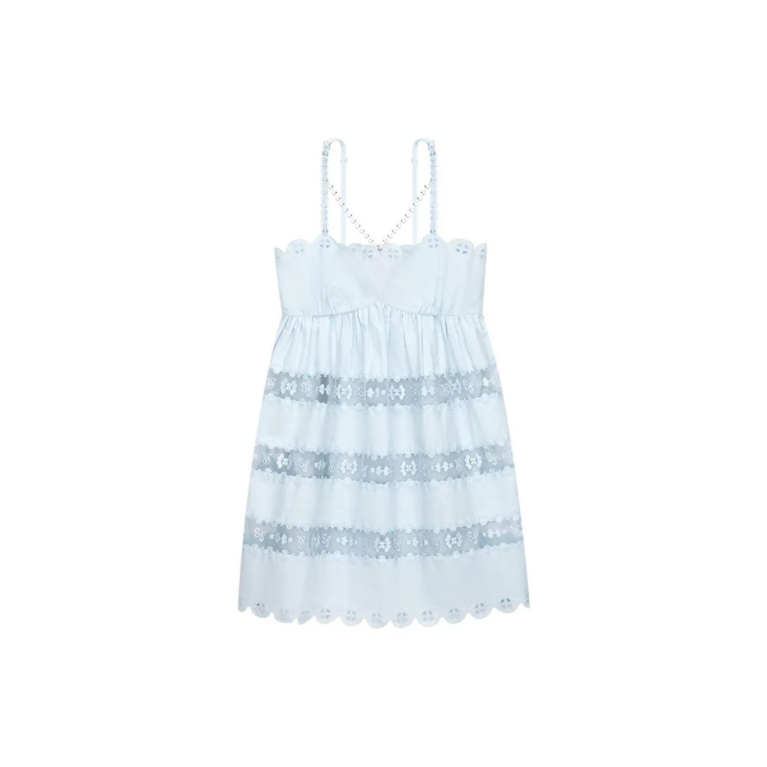 Victoria's Secret SUSAN FANG Co Branded Модель Pure Love Синий Женские Ночные сорочки