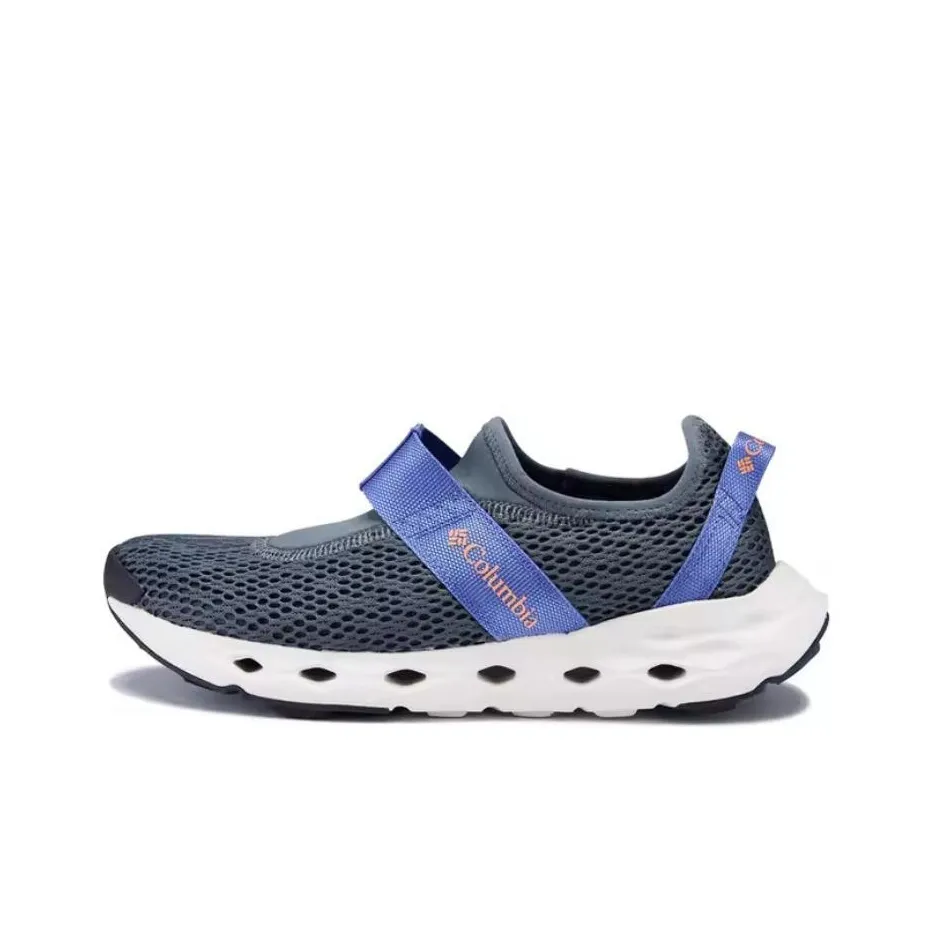 Columbia Anti Slip Wear Resistant Low Top Casual Shoes Women's Blue