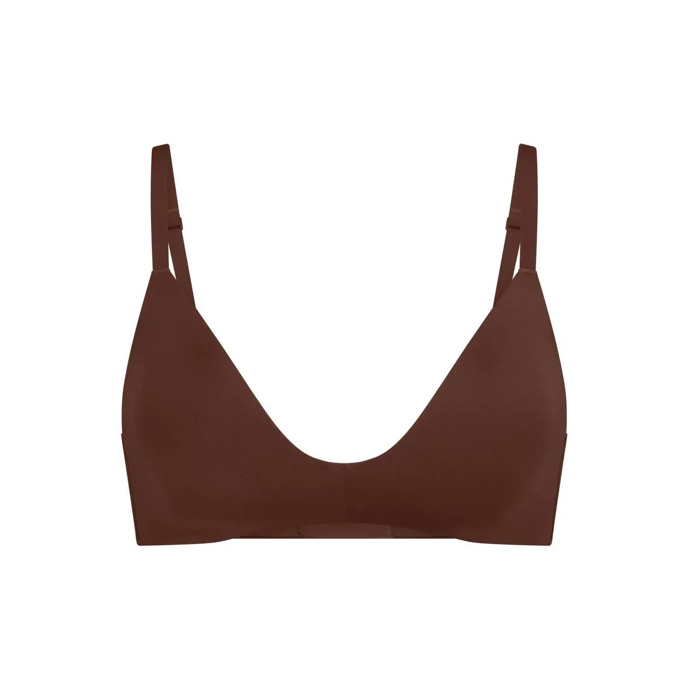 SKIMS Беспроводной FORM T Рубашка Demi Бюстгальтер Женские 1 упаковка Какао Какао