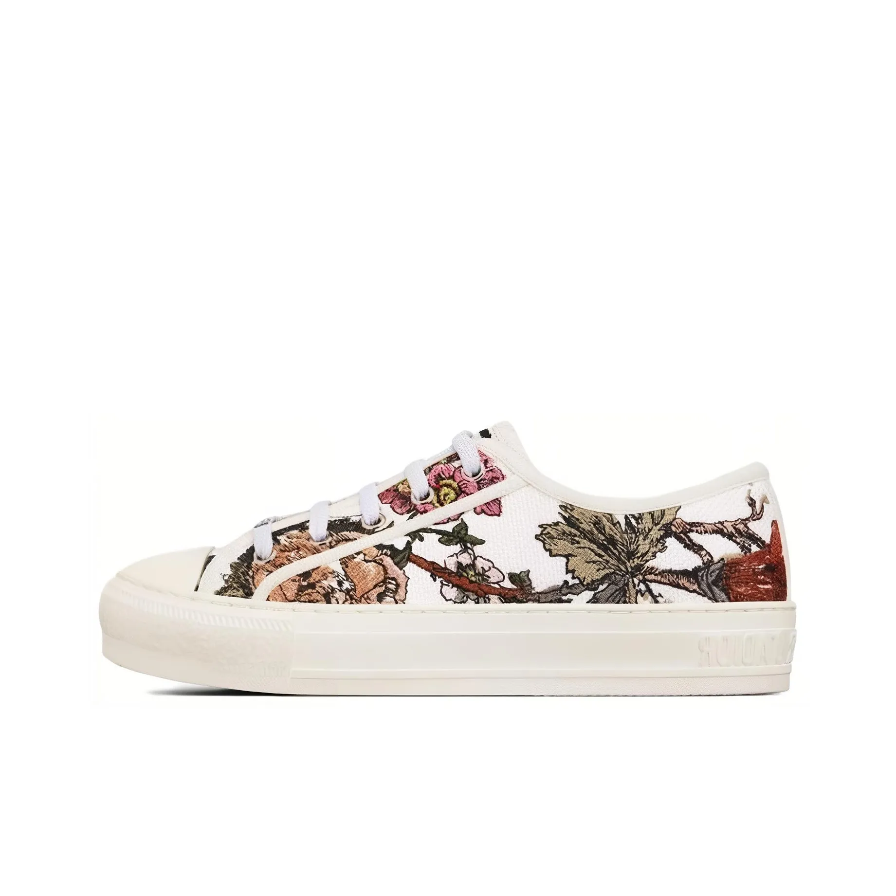 DIOR Walk'n'Dior Platform Shoes Utility Low Top Stylish Skateboarding Shoes Utility Women's White
