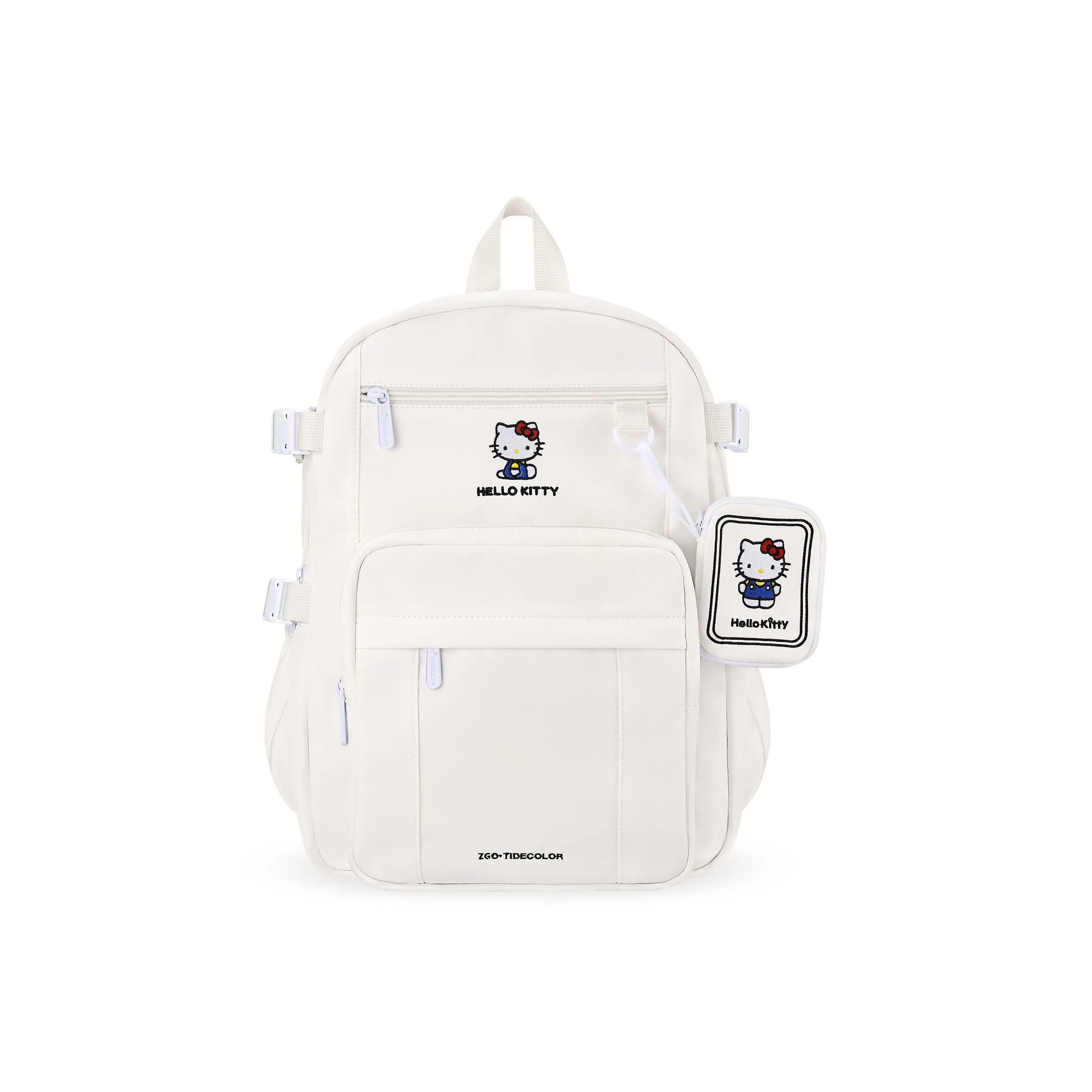 Sanrio Polyester Backpack Large Women's Ecru