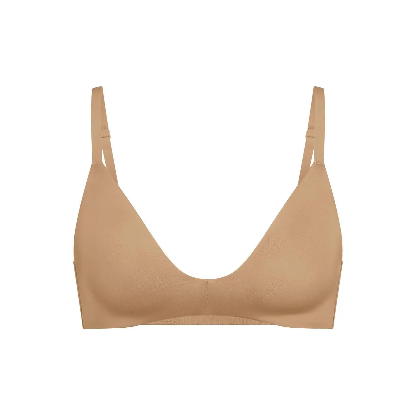 SKIMS Беспроводной FORM T Рубашка Demi Бюстгальтер Женские 1 Пачка Охра Охра