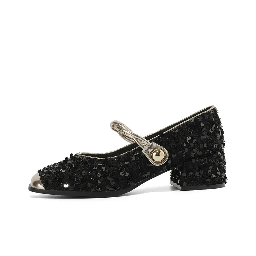 Daphne Грубый каблук Туфли Мэри Джейн 4,3 см Женские