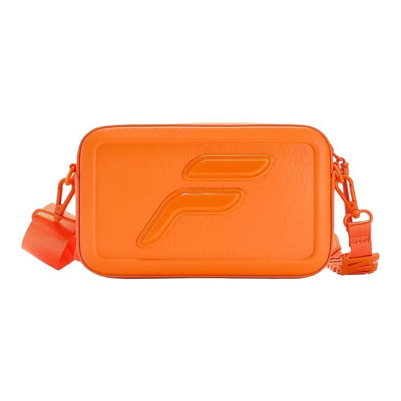 FILA FUSION Polyurethane Camera Bag, Crossbody Bag Unisex Orange