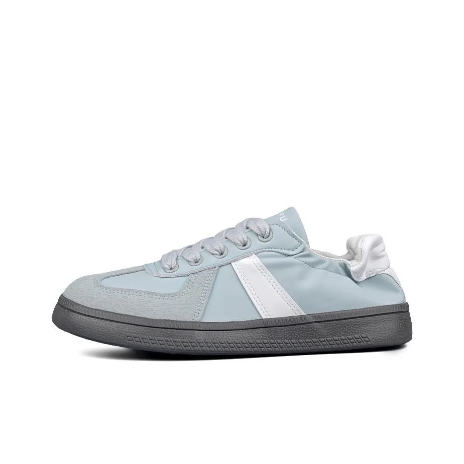 WENPU Противоскользящие Ударопрочные Легкие Дышащие Низкие Кроссовки для скейтбординга Женские