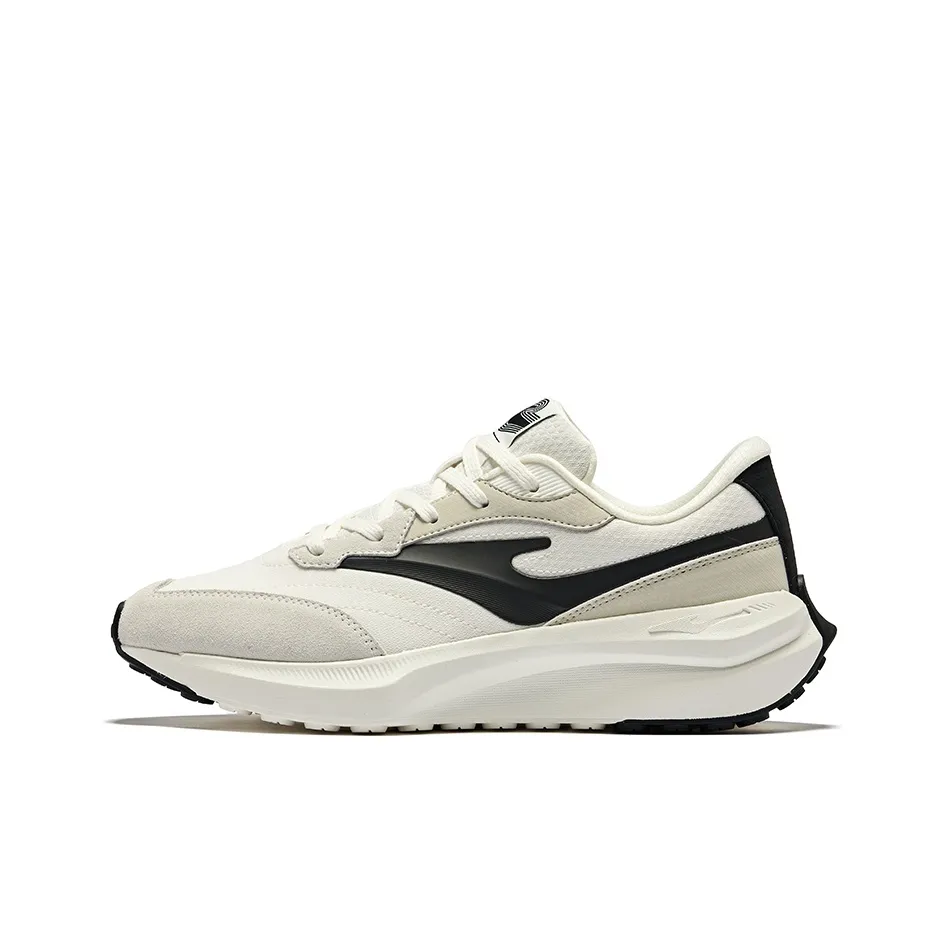 Erke Set Sail Anti-Slip Wear-Resistant Low-Top Casual Shoes Men's Microcrystal White Float Stone Gray