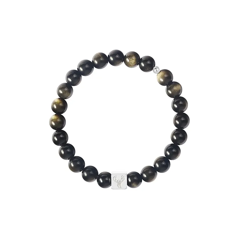 Растворение Обсидиан Нефрит Браслеты Унисекс