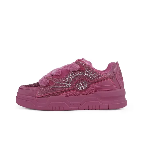 JUICY COUTURE Кроссовки для скейтбординга Low Top Розово-красные Женские