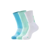 3-팩-Mantis 윙 농구 양말 (화이트+그린+블루)