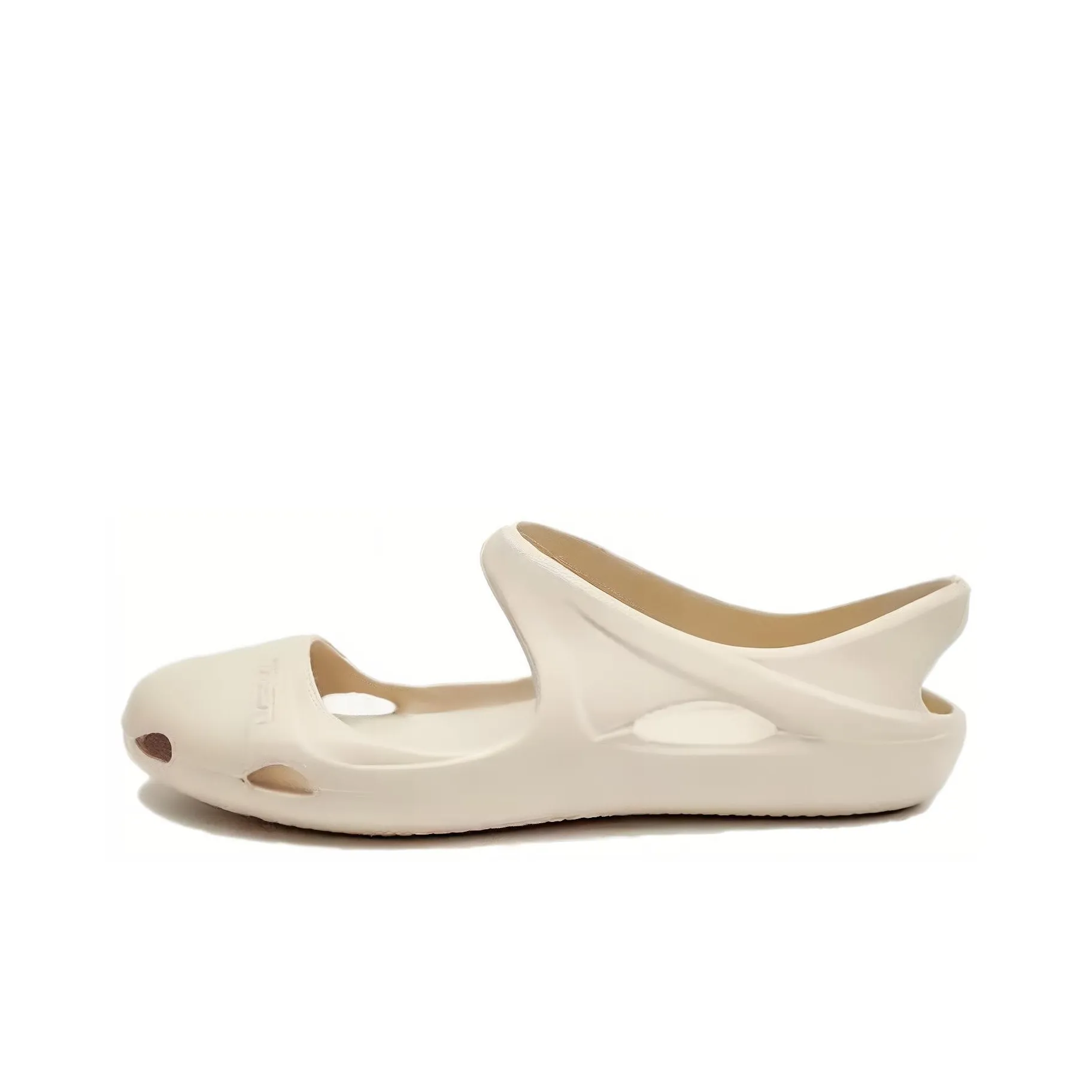 DECATHLON 100 Inj Beach Sandals Women's Beige