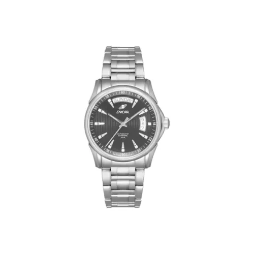 ENICAR Автоматический Механический Movement Мужские Часы 39,5 мм Черные