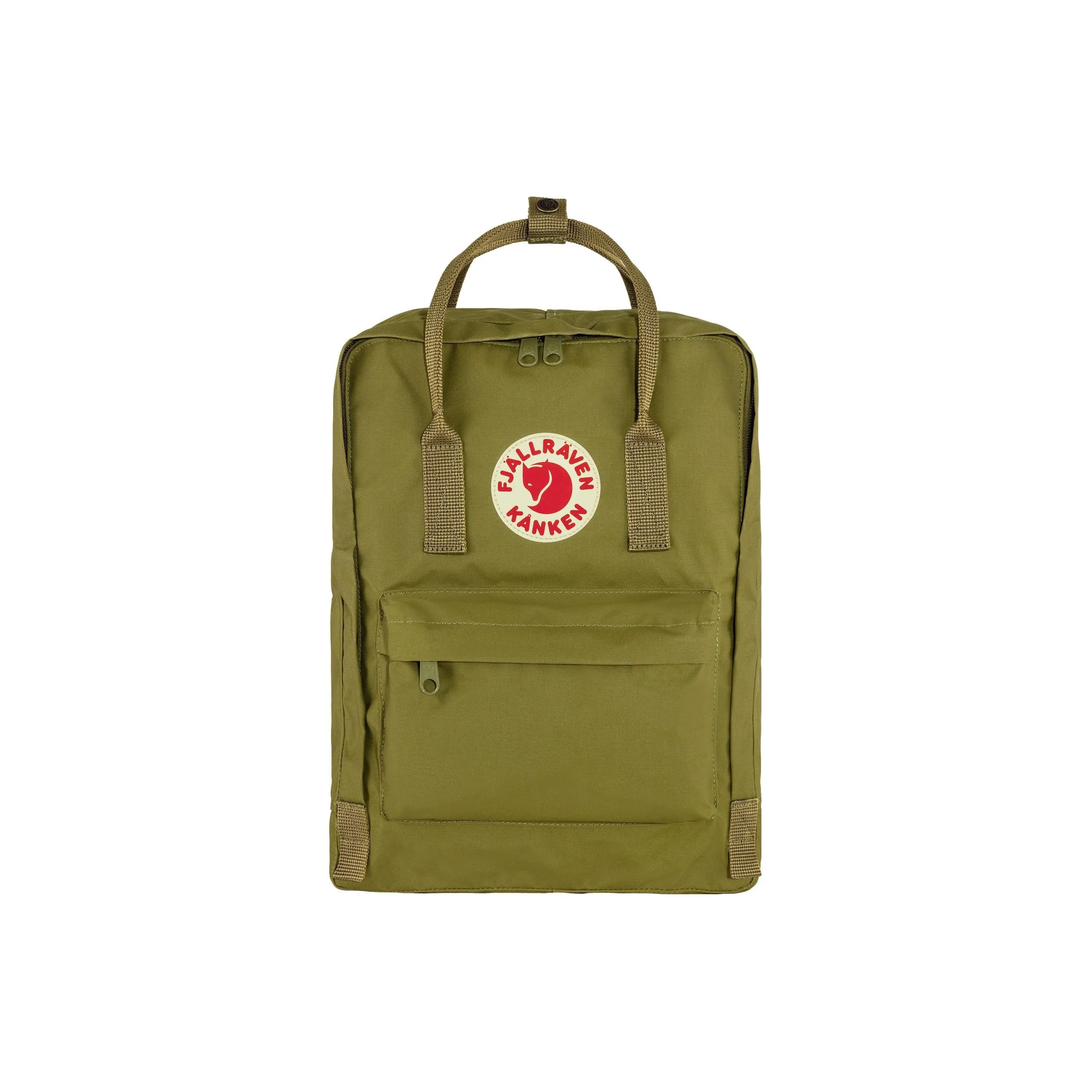 Fjallraven Kanken Nylon Backpack Regular Unisex Leaf Green