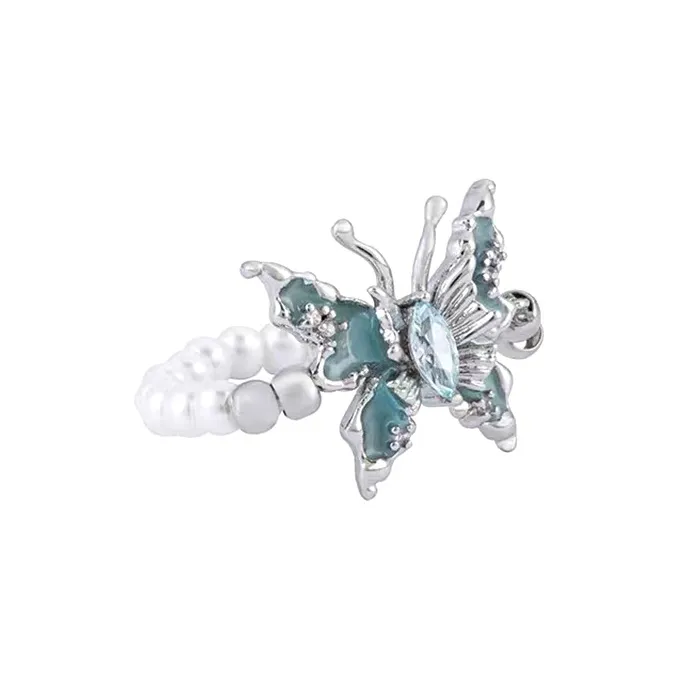 KING OF BLING Сплав Циркон Искусственная жемчужина Кольца Женские