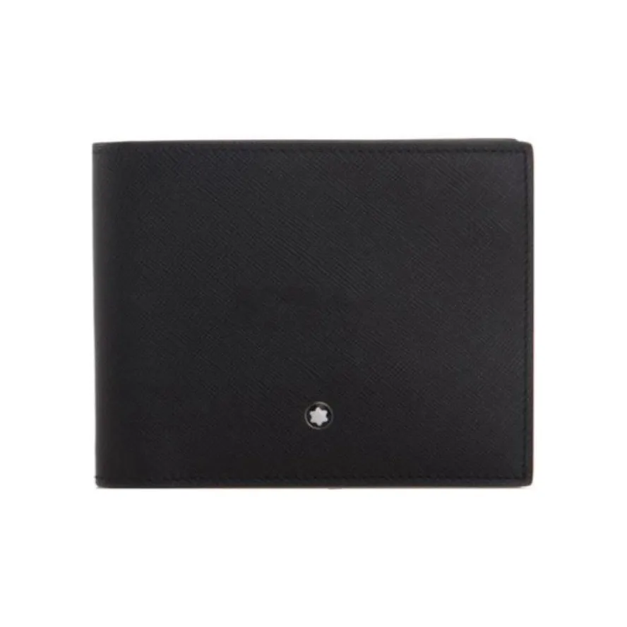 MONTBLANC Кошелек из коровьей кожи мужской черный