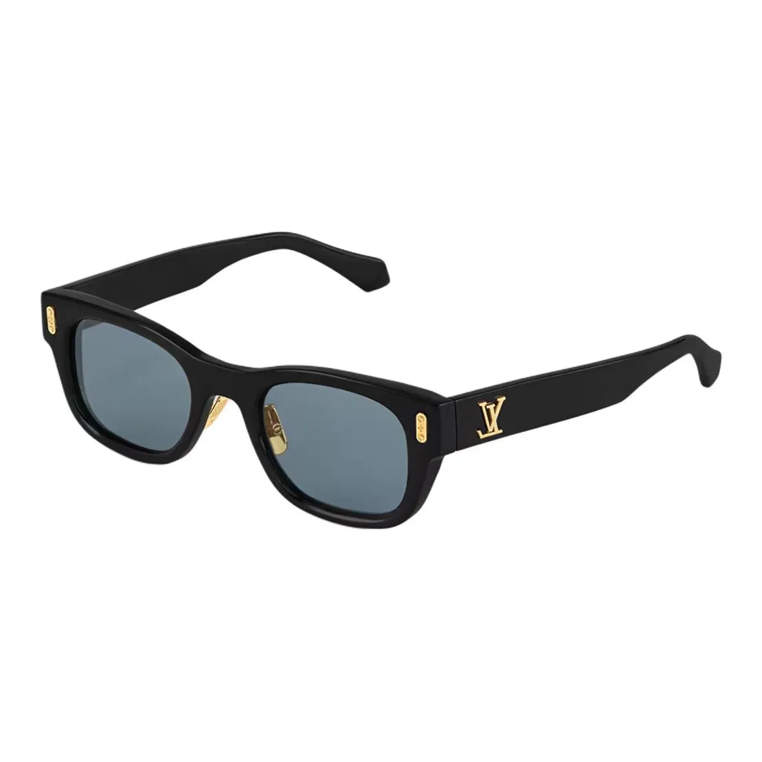 Lv Lv Confidence Square Round Sunglasses