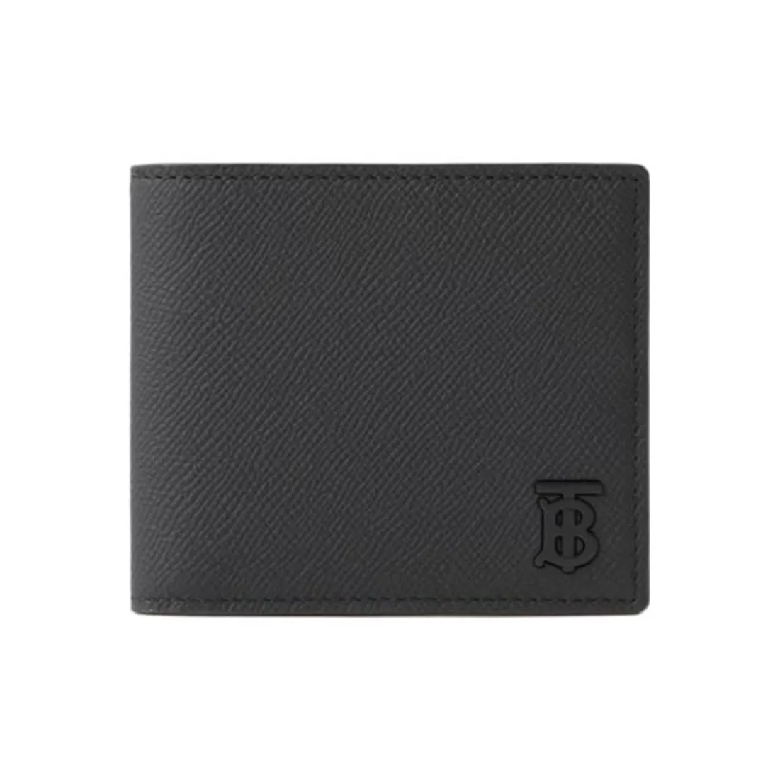 Burberry Grain Calfskin Wallet Men's Black