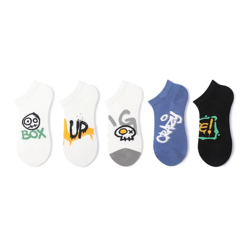 Primeet Ankle Socks Spring And Summer Men's 5 Pack