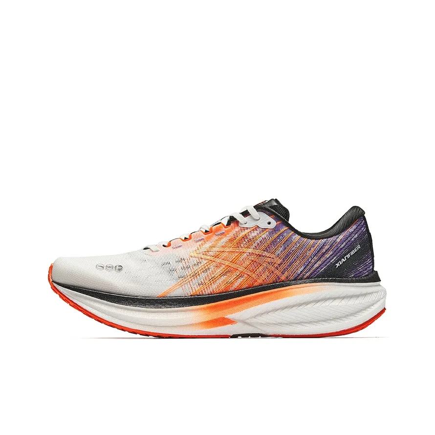 Anta Champion 3rd Gen Cushioning, Wear Resistant Low Top Casual Running Shoes Men's Purple Jade
