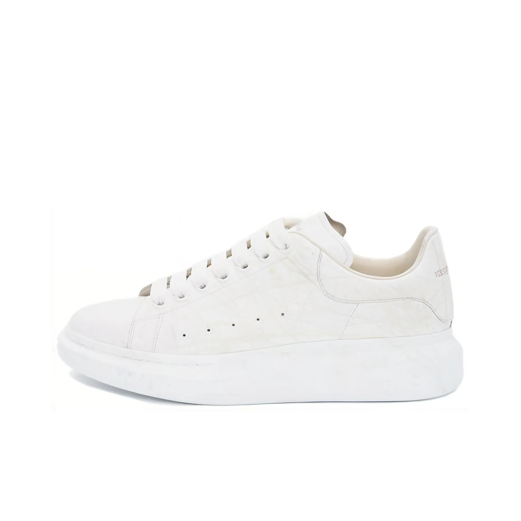 Alexander McQueen Glow In The Dark Oversized Sneaker 'White Multicolour' Women's