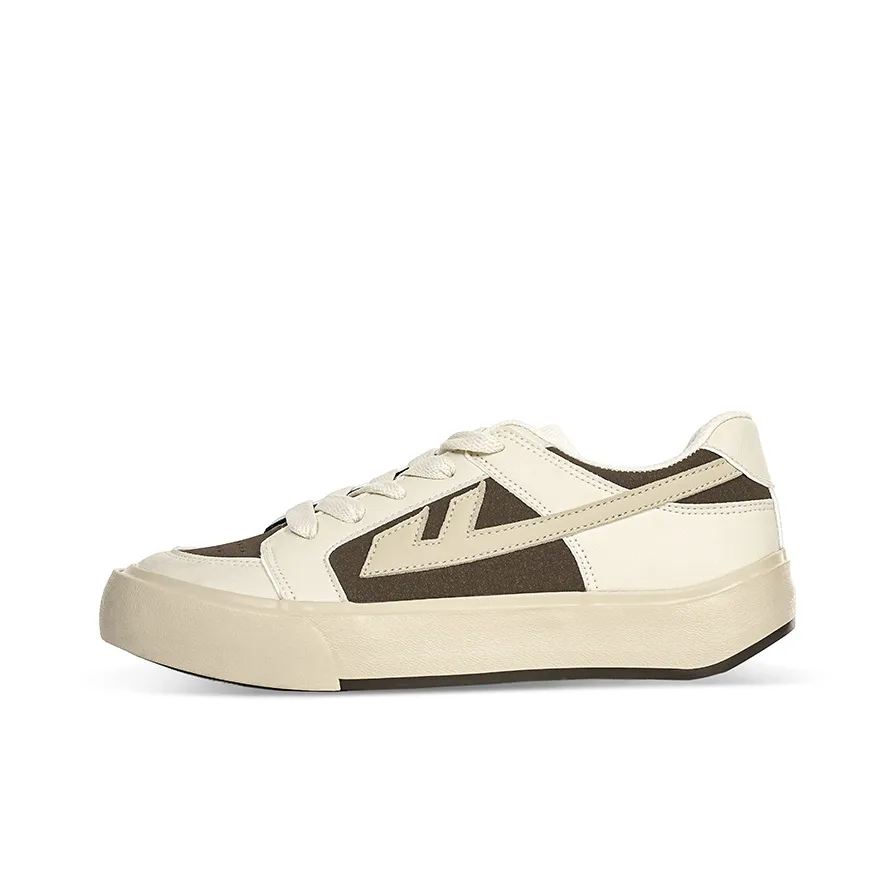 Warrior Heaven's Пава Кокосовый Зеленый Латте Скейтборд Кроссовки Унисекс Белый Кофе