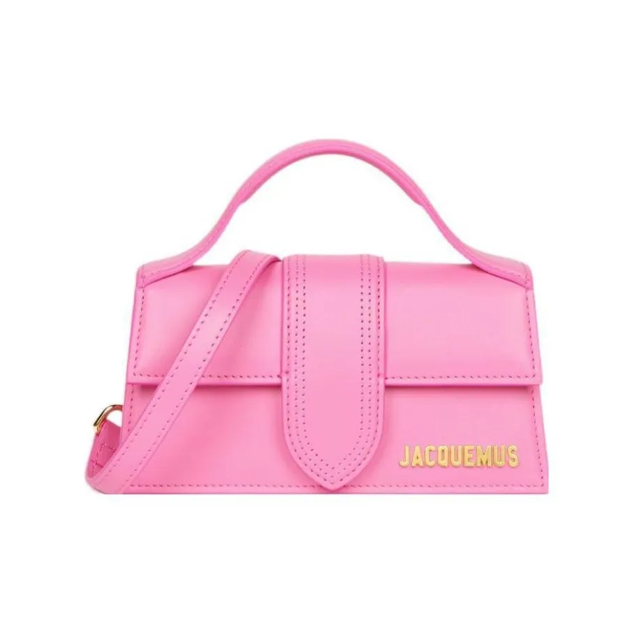 Jacquemus Le Bambinou Series Cow Leather Shoulder Bag, Crossbody Bag, Handbag Mini Women's Pink