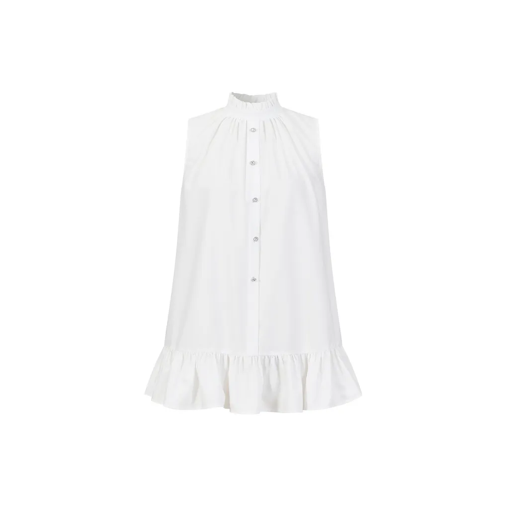 Three Quarters Shirt Women's White
