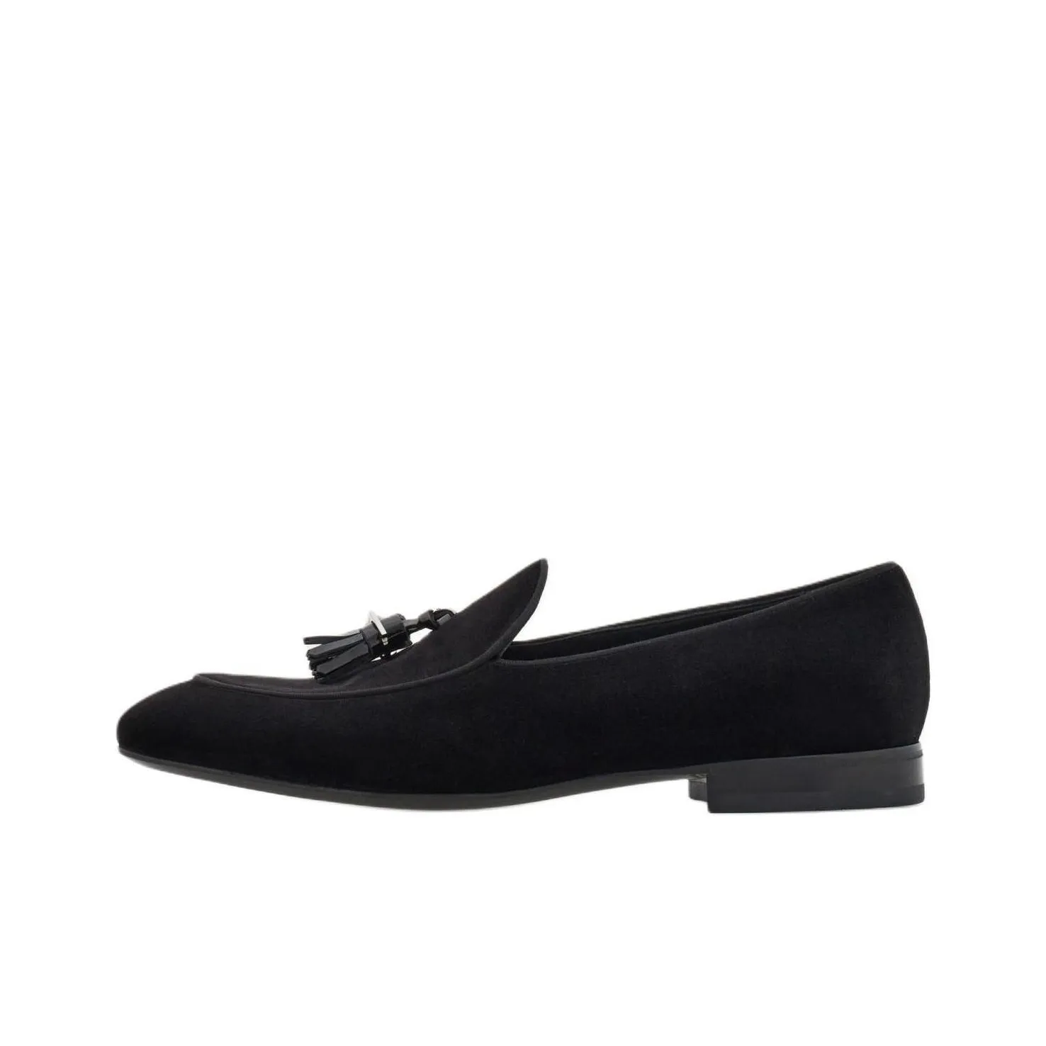 FERRAGAMO Tasselled Velvet Loafers