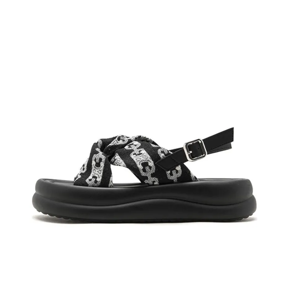 AGSDON One Ремешок Сандалии 4,5 см Женские Черные